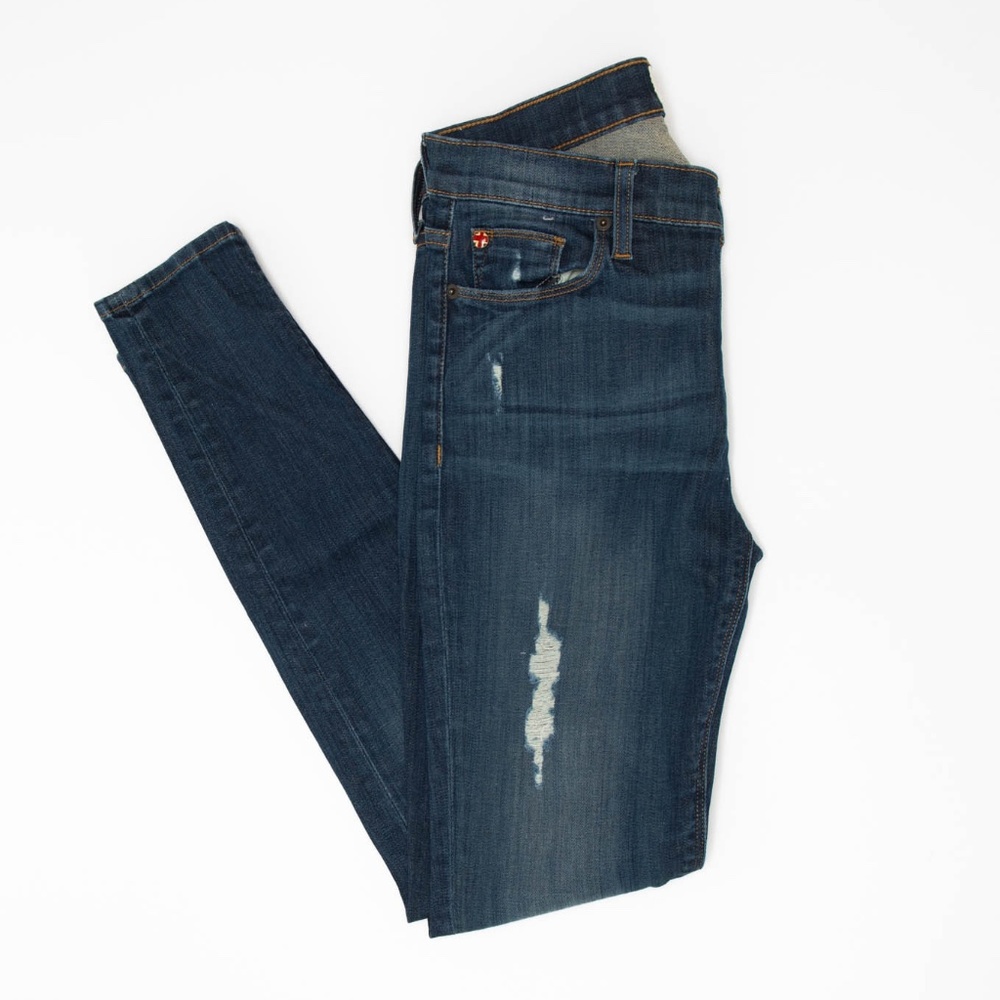 Hudson Nico Midrise Super Skinny Jean Size 25
